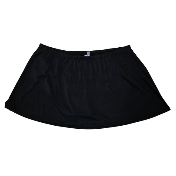 Aquabelle Women's Swim Skirt Plus Size 26 Black Swimsuits For All Skirt Bottom - Picture 7 of 7